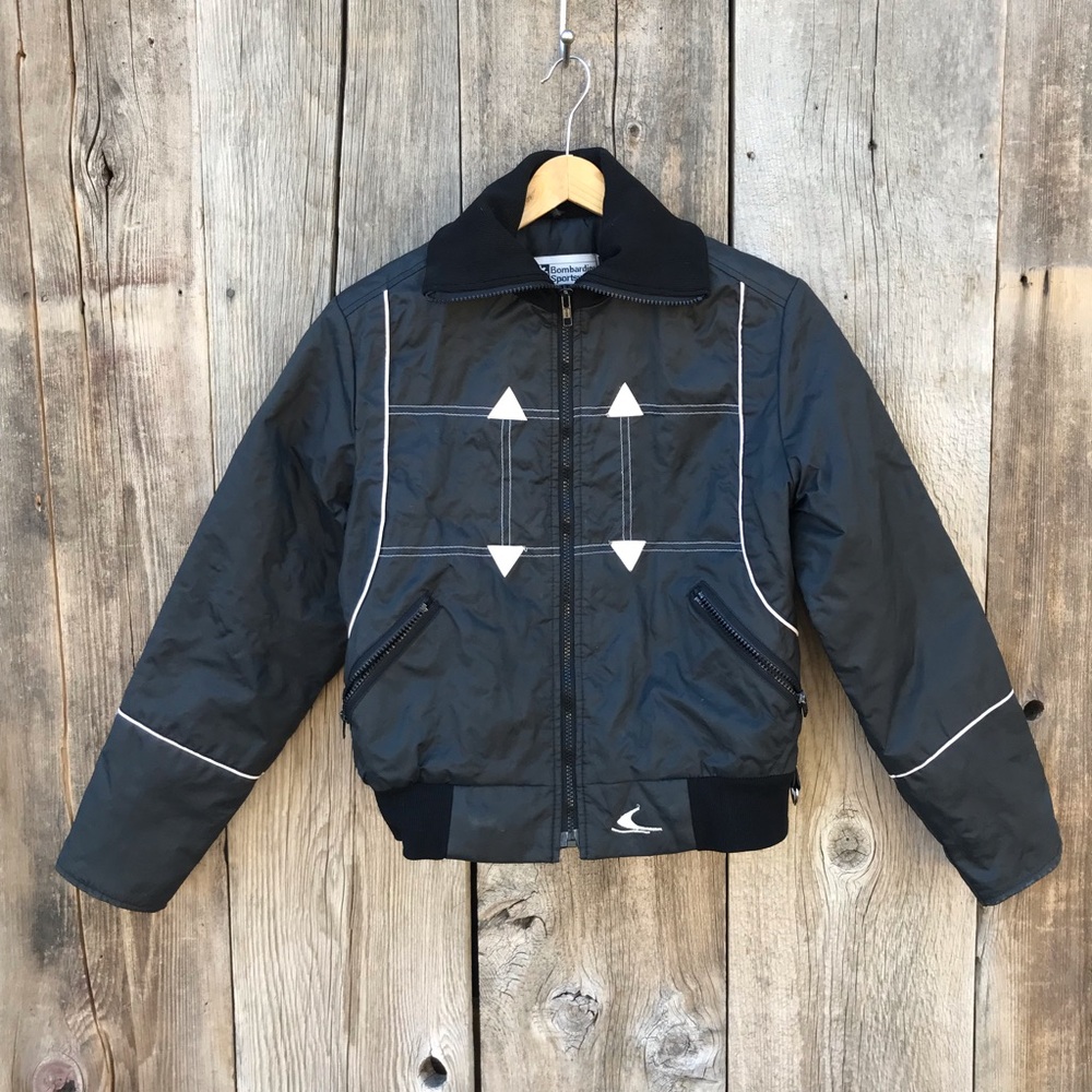 Vintage Black Ski & Snow Jacket